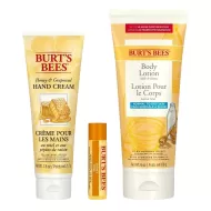 Burt Bees 3pc set - Lip Balm, Hand Cream, Body Lotion 